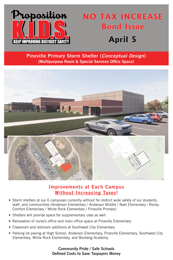 Pineville Primary Shelter Plans
