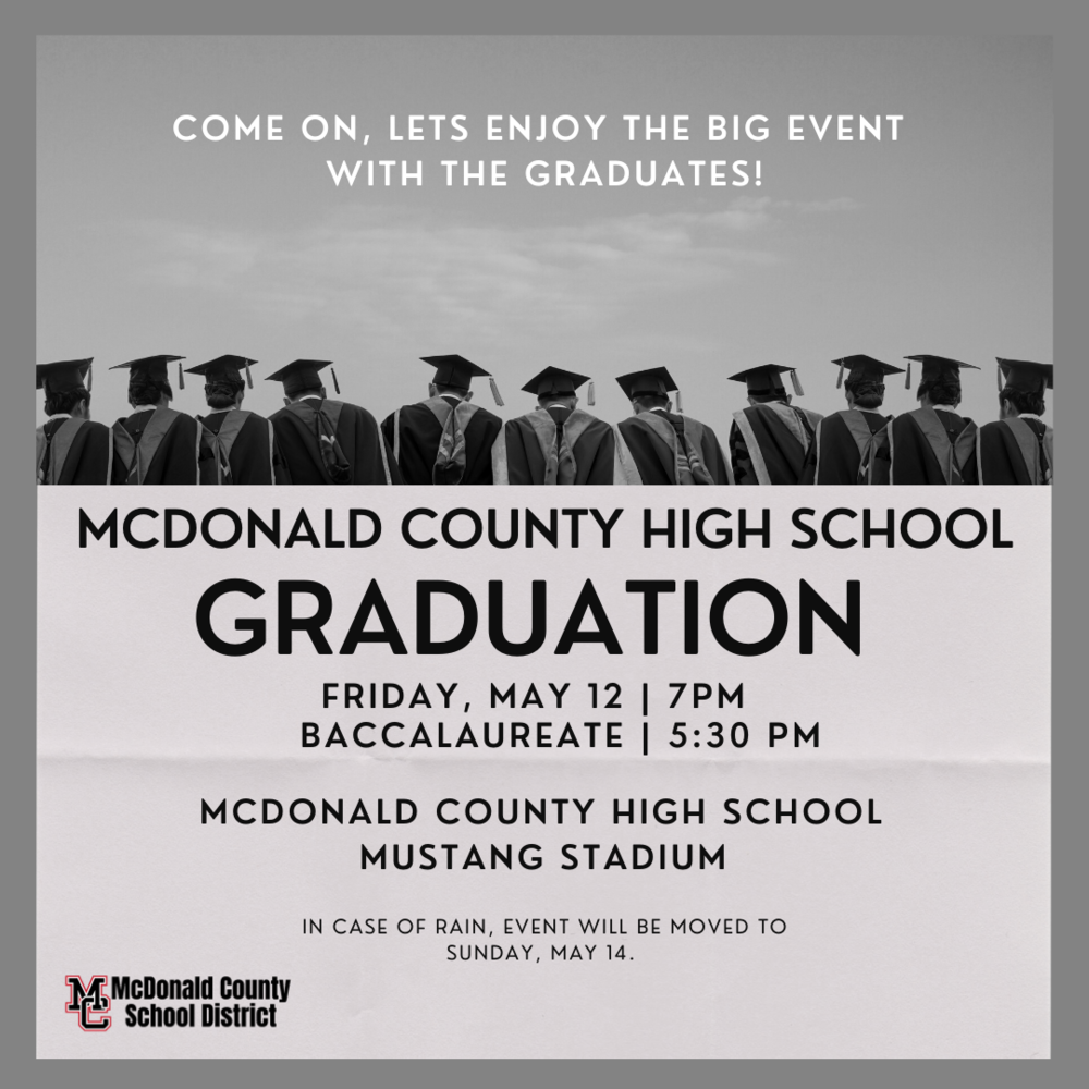 McDonald County High School Graduation