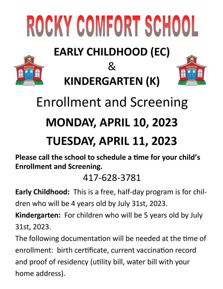 Early Childhood and Kindergarten Screening