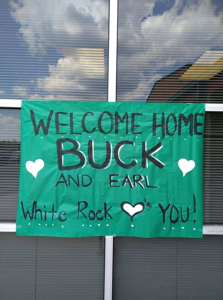 Welcome Home, Buck! We have missed you!!!