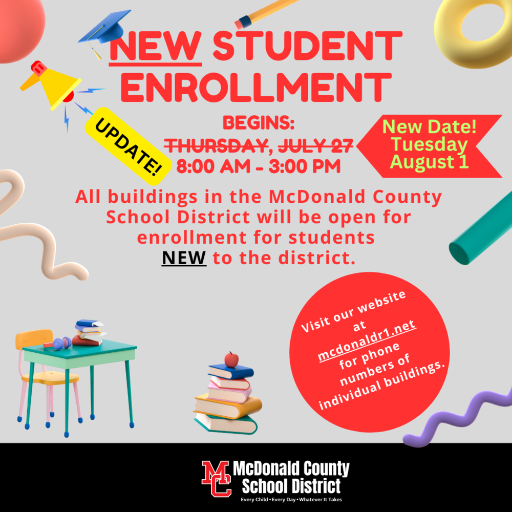 Updated! New Student Enrollment