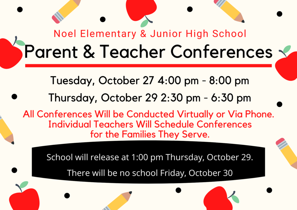 Parent teacher conferences notice