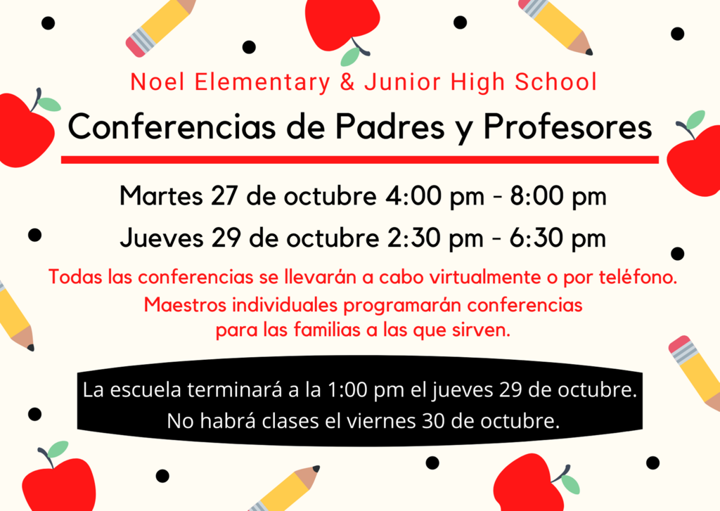 Parent & Teacher Conference Notice