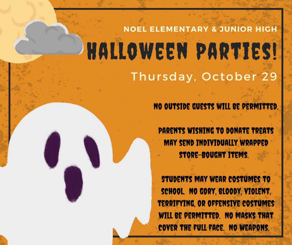 Halloween party notice