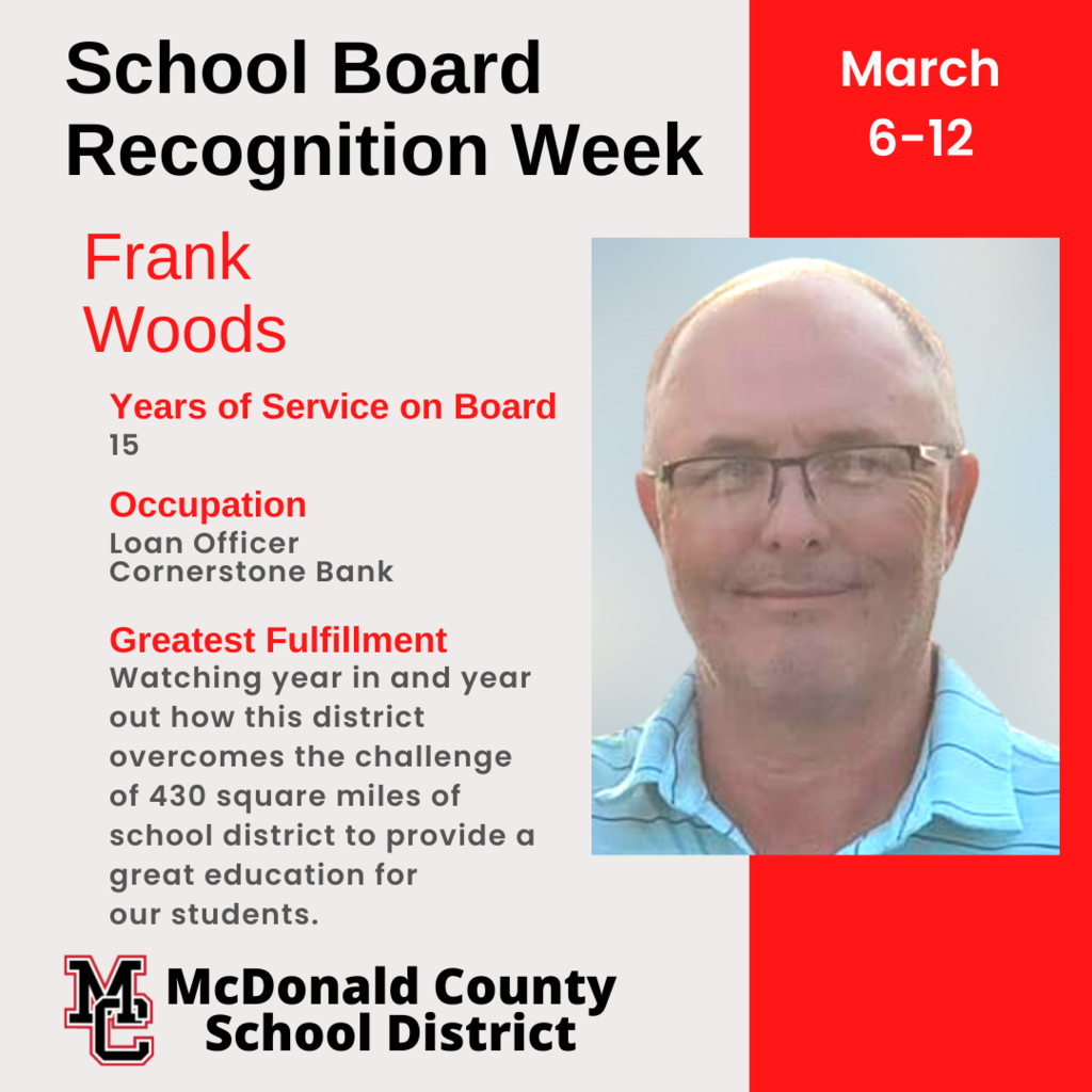 Frank Woods, School Board
