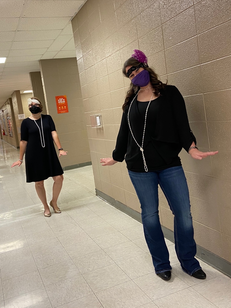 Teachers in hallway